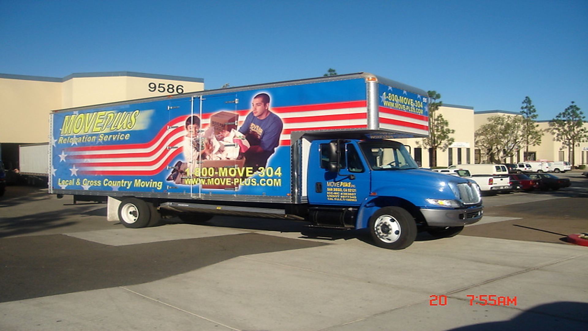 Move Plus branded truck